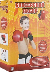 Груша боксерская с перчатками, на подставке (ABtoys, S-00096) - миниатюра