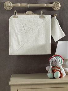 Полотенце-уголок + варежка Vanilla Dreams (Kidboo, 00-0011863)