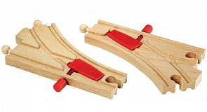 Железнодорожное полотно с переключателем направления (Brio, 33344)