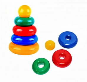 Пирамидка маленькая, шар маленький (Строим вместе счастливое детство, 5007)