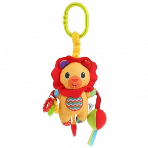 Текстильная игрушка подвеска с погремушками – Лев (Умка, RPH-L4)
