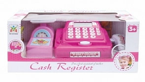Кассовый аппарат с весами и аксессуарами, свет и звук (1804U429)