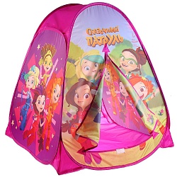 Палатка детская игровая – Сказочный патруль, 81 х 90 х 81 см, в сумке (Играем Вместе, GFA-SP01-R) - миниатюра