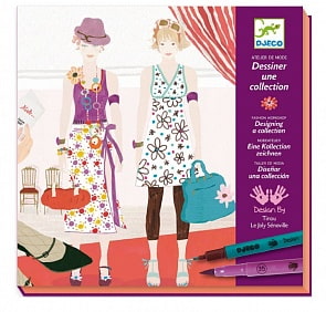 Раскраска - Дизайнер одежды (Djeco, 08731k)