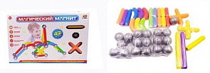 Конструктор Кид Блок - Магический магнит, 42 детали (ABtoys, PT-00864)
