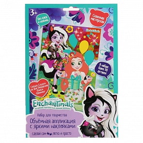 Аппликация из ЭВА - Энчантималс, стразы (Играем вместе, 202-EN4)
