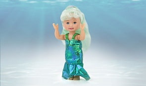 Кукла - Paula. Волшебство, русалка в зеленом (Paula collection, MC23008c)