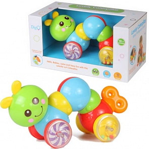 Игрушка каталка-гусеница, звук (Huile, Y1567385)