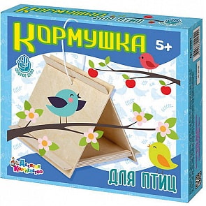 Кормушка для птиц, размер 17 х 17 х 16 см. (Десятое королевство, 02951ДК)