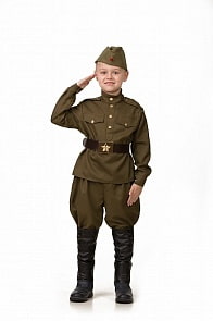 Костюм для мальчиков - Солдат, размер 122-64 (Батик, 8011-122-64)