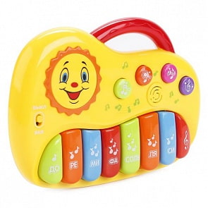 Пианино с песнями В. Шаинского и разноцветными клавишами (Умка, B1247771-Rsim)