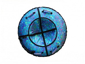 Тюбинг RT - Бабочки Miko на бирюзовом, диаметр 118 см (Snow Show, 6820RT)