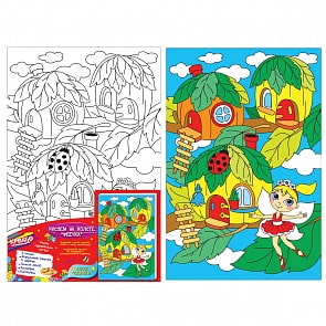 Роспись по холсту - Феечка, 20 х 30 см (Росмэн, 30893ros)