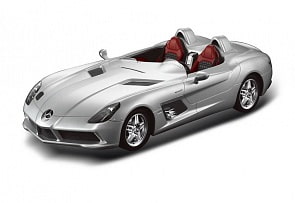 Машина на р/у - Mercedes-Benz SLR, серебряный, 1:12 (Rastar, 42400S)