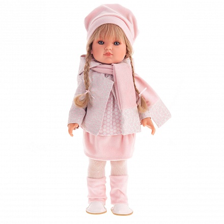 Кукла Эстефания в розовом 45 см виниловая 