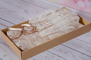 Комплект на выписку - Бантики, какао (Мой Ангелок, 00-0011837 _какао)