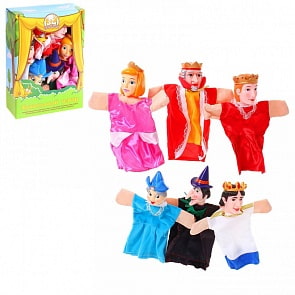 Кукольный театр - Спящая красавица, 6 кукол (Жирафики, 68342)