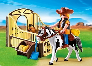 Игровой набор из серии Конный клуб - Родео и загон (Playmobil, 5516pm)