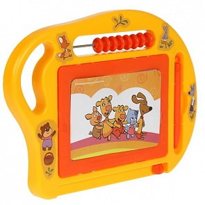 Магнитная доска для рисования Оранжевая корова счеты (Играем вместе, B1638242-OC)