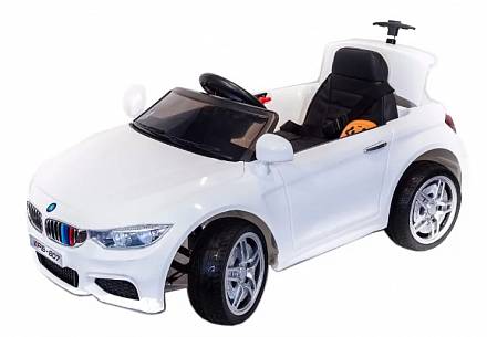 Электромобиль ToyLand BMW 3 белого цвета 