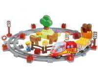 Конструктор Сельский поезд, 49 деталей (Smoby, Ecoiffier, Abrick, 3163)