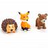 Игрушки для ванной - Лиса, Мишка и Еж, в сетке  - миниатюра №2