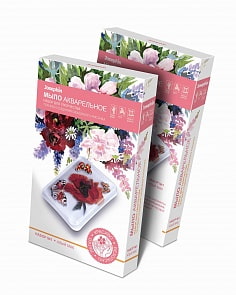 Мыло акварельное. Набор №1 "Мак" (Фантазер, 981001)