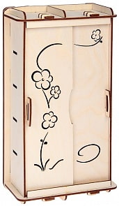 Конструктор деревянный Чудо-шкаф (Polly, ДК-2-05)