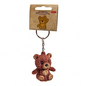 Игрушка-антистресс. Тянучка - Pull Pull Bear - Мишка, 2 вида на брелоке (Junfa Toys, 1809-SQ078C) (ассортимент)