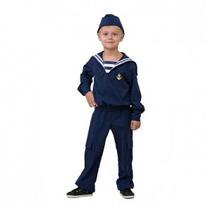 Карнавальный костюм Матрос из серии Профессии, размер 146-72 (Батик, 5702-146-72)