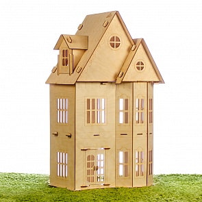 Сборная модель - Кукольный домик лайт (Теремок, КД-4sim)
