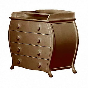 Комод с пеленальным столиком БИ 222 Сапфир, орех темный  35 (Лель, LIEL-БИ222_орех темный  35)