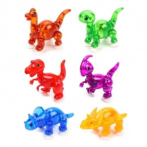 Динозаврик на присосках, свет (Shantou, 200546375) (ассортимент)