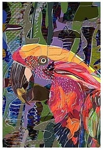 Блокнот – Попугай, красный (Turnowsky, A5NB5598G)