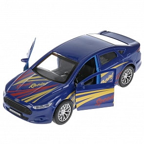 Машина инерционная металлическая - Ford Mondeo Спорт, 12 см, открываются двери и багажник (Технопарк, MONDEO-S)