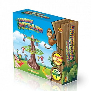 Детская настольная игра - Забавные мартышки, RINZO (Rinzo, PT-00043)