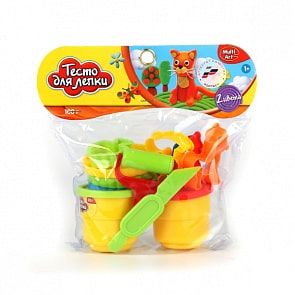 Набор - Тесто для лепки, 2 цвета, формочки (Multiart, B589814-PDsim)