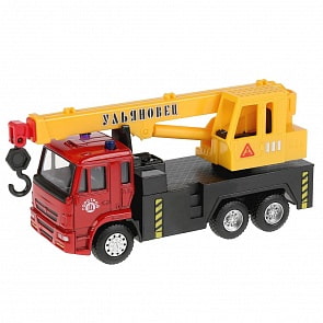 Металлическая инерционная модель - Строительная техника - Кран (Playsmart, X600-H09087)