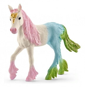Фигурка Bayala - Эльфийский разноцветный жеребенок (Schleich, 70529k)