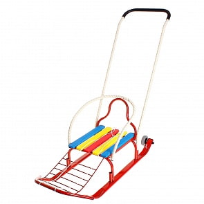 Санки - Кирюша-4К, красные (ТД Усть-Люга, 82540)