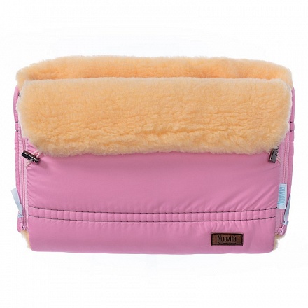Муфта меховая для коляски Nuovita Alpino Pesco Rosa/Розовый 
