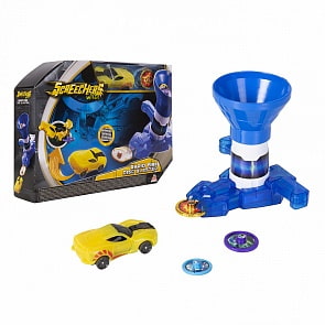 Игровой набор Дикие Скричеры - Бластер для дисков синий и машинка (TM Screechers Wild, 36574ros)