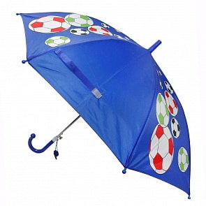 Детский зонт со свистком - Футболист, 45 см (Играем Вместе, UM45-FTB)