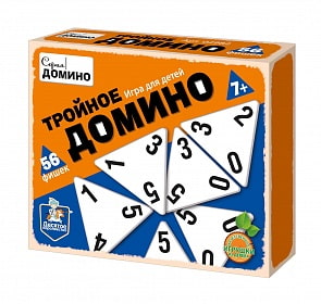 Настольная игра - Тройное домино (Десятое королевство, 02982ДК)
