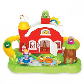 Интерактивная развивающая игрушка Фермерский дворик (Kiddieland, KID 035022veg)