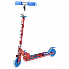 Двухколесный самокат Marvel - Человек-Паук, колеса 12 см, светятся (1TOY, Т17095)