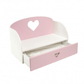Диван-кровать - Сердце, цвет розовый (Paremo, PFD120-16)
