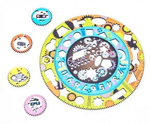 Спирограф - Робот (Woodland, 122105)