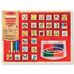 Набор печатей - Любимые предметы из серии Творчество (Melissa&Doug, 9362_md)
