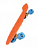 Скейт пластиковый, размер 68 х 20 х 9,5 см., цвет- оранжевый/зеленый/голубой  - миниатюра №2